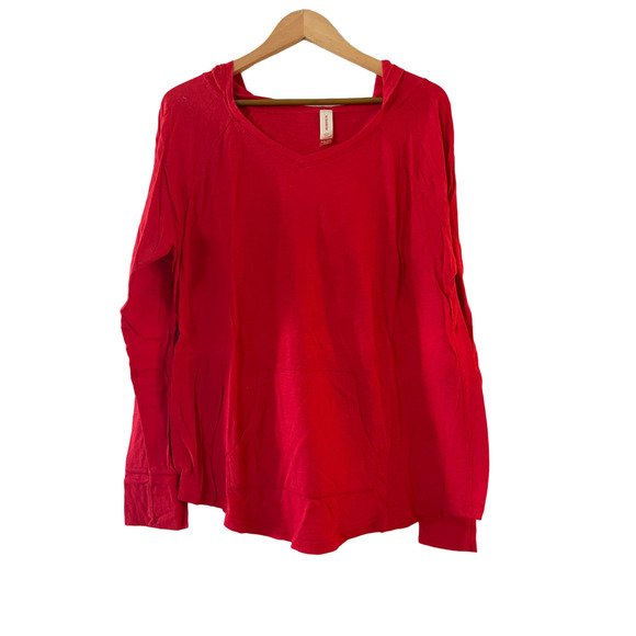 No Boundaries Tops - No Boundaries Size XXL 19 Juniors Red Hooded Sweater Top Pockets Pullover Hoodie
